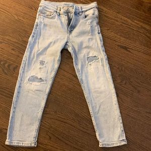 Zara Boys Straight Vintage Jeans. Size 7